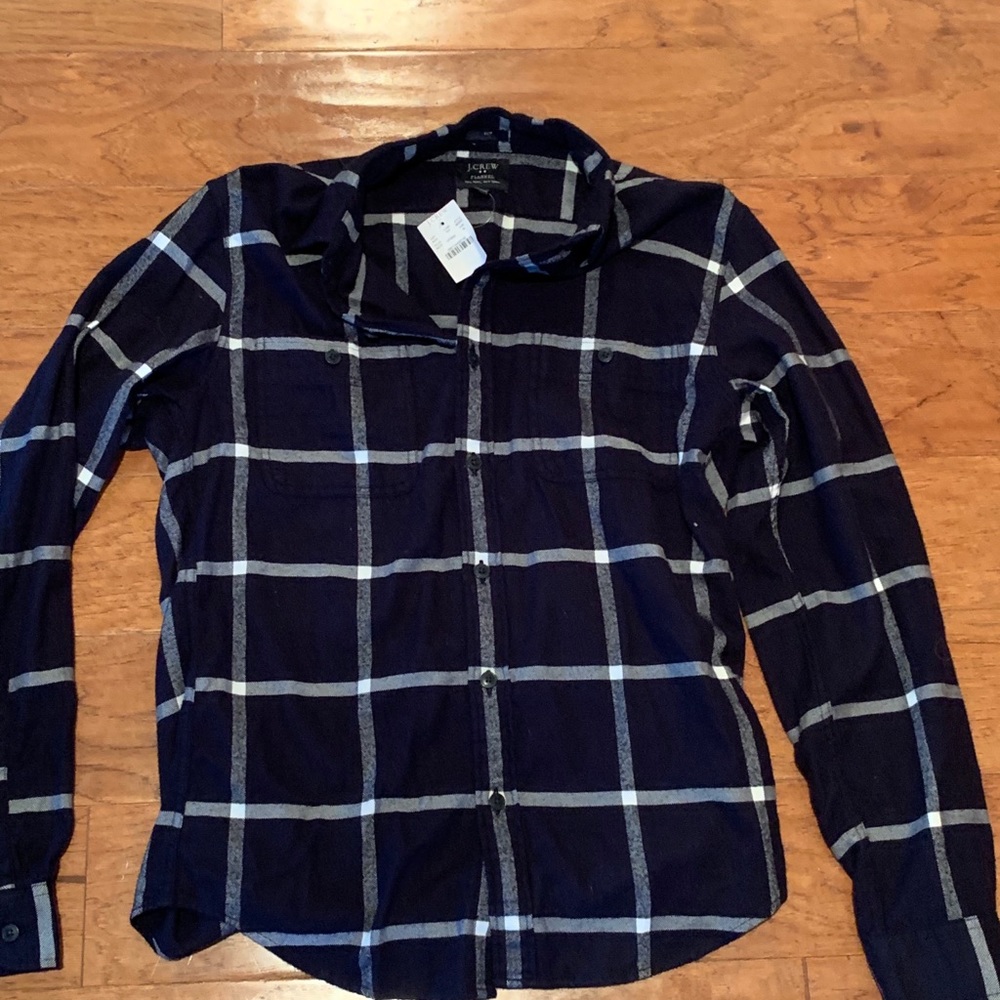 Men’s J Crew Plaid Medium NWT
